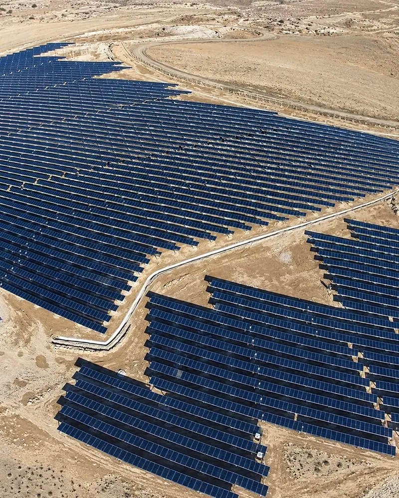 Habdank 30 MW GES – Arazi Tipi GES saha görünümü