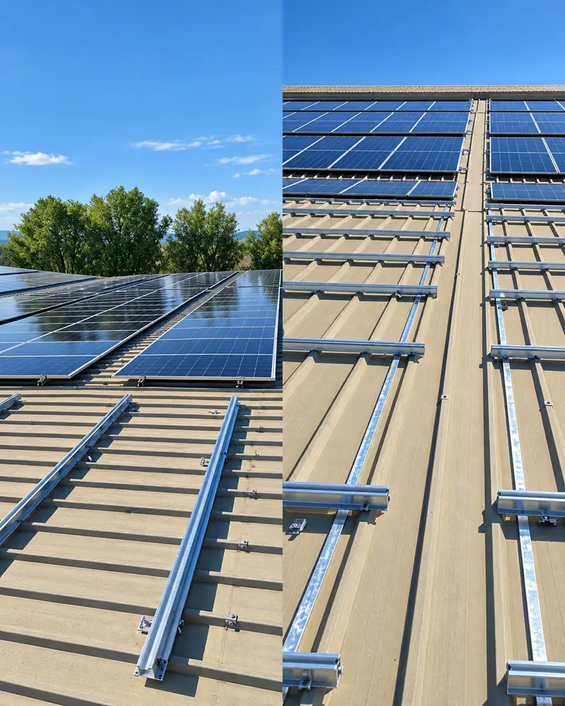 Manisa Salihli 4.446 kWp Çatı GES – Çatı Tipi GES saha görünümü