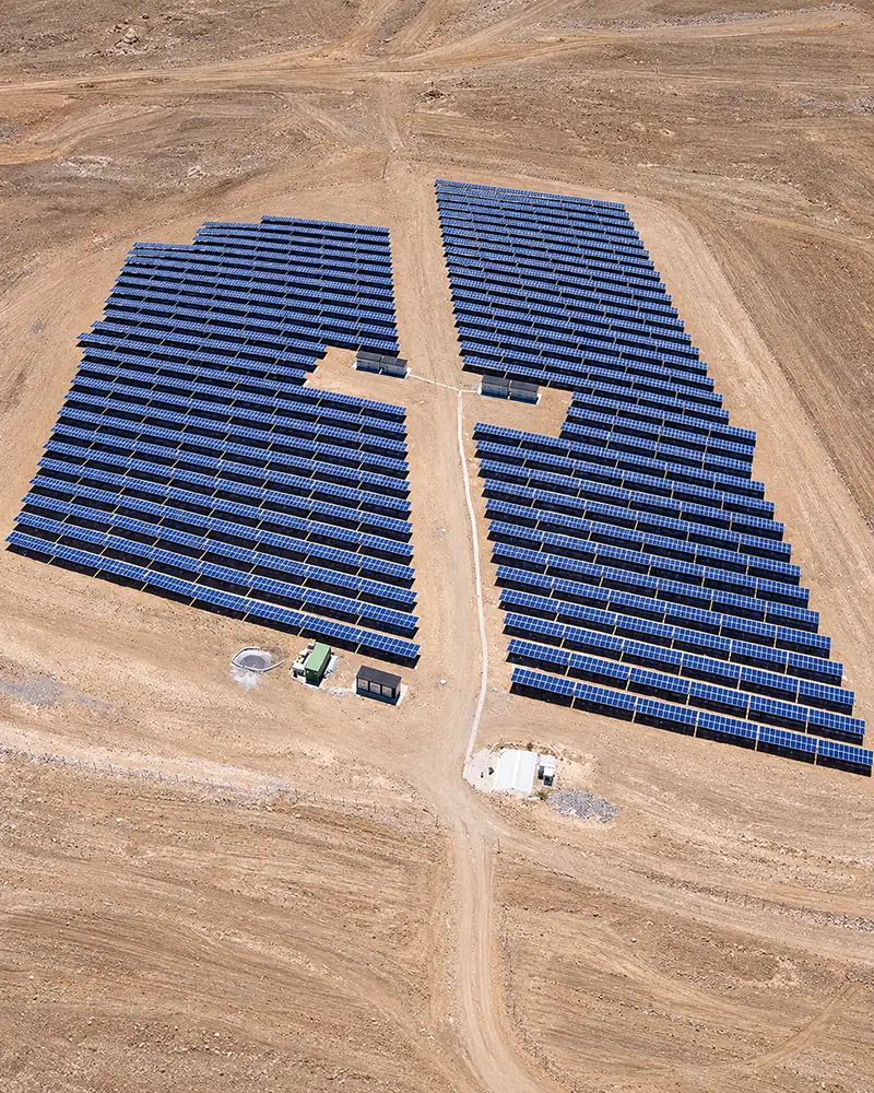Sivas Yağdonduran 4 MW GES – Arazi Tipi GES saha görünümü