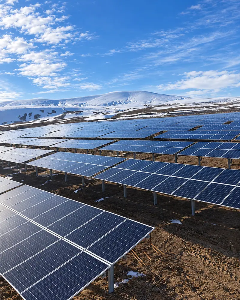 Yozgat Sorgun 1,5 MW GES – Arazi Tipi GES saha görünümü