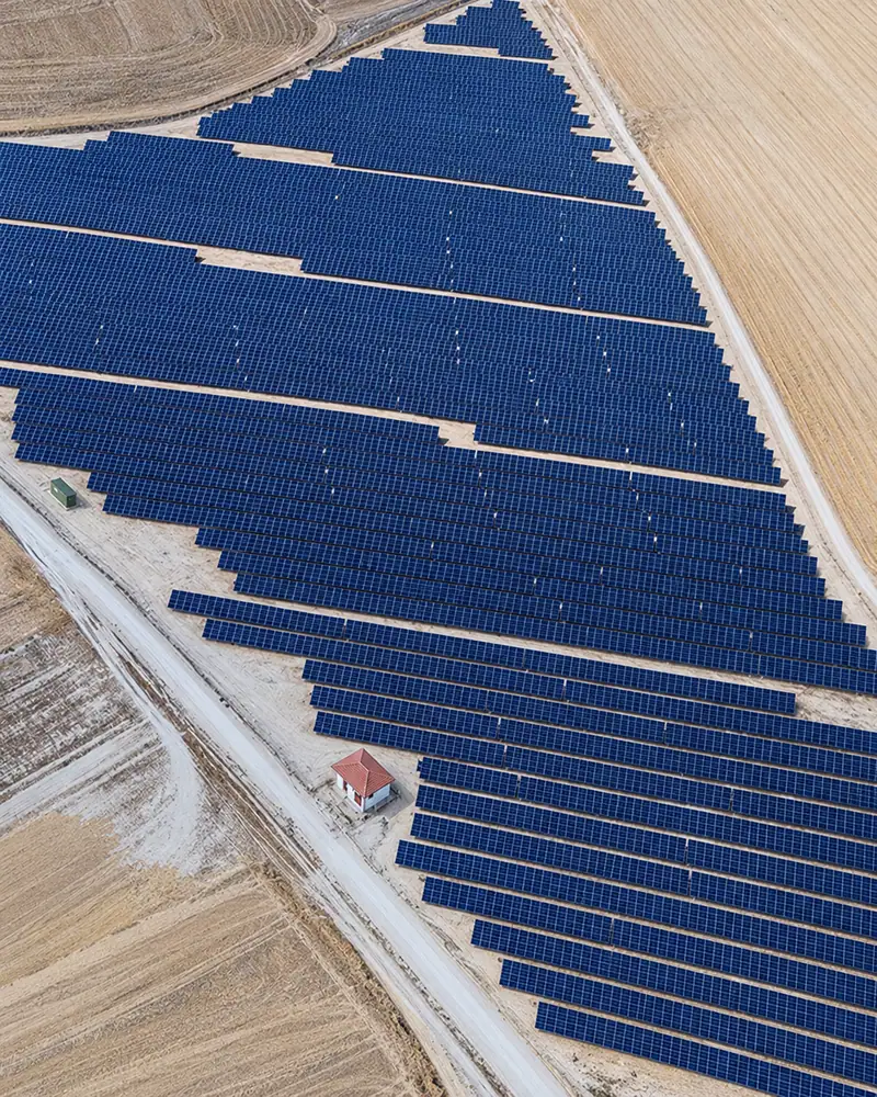 Yozgat 5 MW GES – Arazi Tipi GES saha görünümü